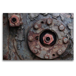 Premium Textil-Leinwand 120 x 80 cm Quer-Format Schrott: Ästhetik der Vergänglichkeit | Wandbild, HD-Bild auf Keilrahmen, Fertigbild auf hochwertigem Vlies, Leinwanddruck von N N