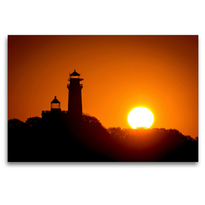 Premium Textil-Leinwand 120 x 80 cm Quer-Format Sonnenaufgang am Kap Arkona | Wandbild, HD-Bild auf Keilrahmen, Fertigbild auf hochwertigem Vlies, Leinwanddruck von Martin Wasilewski