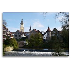 Premium Textil-Leinwand 120 x 80 cm Quer-Format Stadtansicht | Wandbild, HD-Bild auf Keilrahmen, Fertigbild auf hochwertigem Vlies, Leinwanddruck von Karin Sigwarth