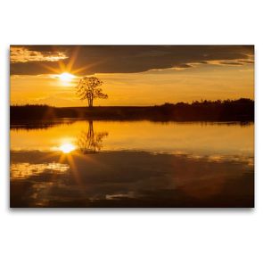 Premium Textil-Leinwand 120 x 80 cm Quer-Format Warmsee in Burgenland Austria | Wandbild, HD-Bild auf Keilrahmen, Fertigbild auf hochwertigem Vlies, Leinwanddruck von N N