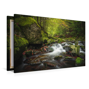 Premium Textil-Leinwand 1200 x 800 cm Quer-Format Wildbachklamm Buchberger Leite | Wandbild, HD-Bild auf Keilrahmen, Fertigbild auf hochwertigem Vlies, Leinwanddruck von Fotografie Thilo Wagner