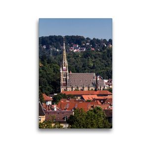 Premium Textil-Leinwand 30 x 45 cm Hoch-Format Esslingen am Neckar | Wandbild, HD-Bild auf Keilrahmen, Fertigbild auf hochwertigem Vlies, Leinwanddruck von Horst Eisele