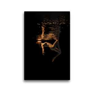 Premium Textil-Leinwand 30 x 45 cm Hoch-Format golden grace | Wandbild, HD-Bild auf Keilrahmen, Fertigbild auf hochwertigem Vlies, Leinwanddruck von Christian Zink