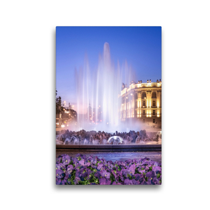 Premium Textil-Leinwand 30 x 45 cm Hoch-Format Hochstrahlbrunnen | Wandbild, HD-Bild auf Keilrahmen, Fertigbild auf hochwertigem Vlies, Leinwanddruck von Karl Heindl