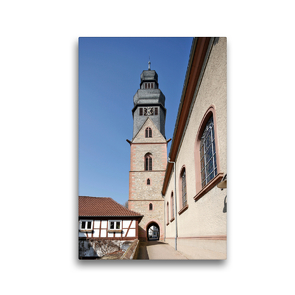 Premium Textil-Leinwand 30 x 45 cm Hoch-Format Pfarrkirche St. Peter und Paul | Wandbild, HD-Bild auf Keilrahmen, Fertigbild auf hochwertigem Vlies, Leinwanddruck von Petrus Bodenstaff