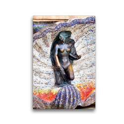 Premium Textil-Leinwand 30 x 45 cm Hoch-Format Skulptur Nymphe des Bildhauers Hermann Brachert in Rauschen/Swetlogorsk | Wandbild, HD-Bild auf Keilrahmen, Fertigbild auf hochwertigem Vlies, Leinwanddruck von Henning von Löwis of Menar