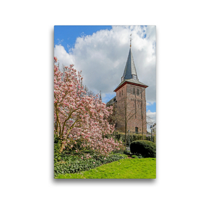 Premium Textil-Leinwand 30 x 45 cm Hoch-Format St. Peter und Paul Kirche in Wegberg | Wandbild, HD-Bild auf Keilrahmen, Fertigbild auf hochwertigem Vlies, Leinwanddruck von Natalja Thomas