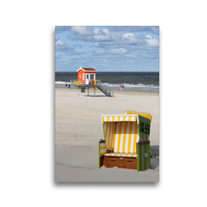 Premium Textil-Leinwand 30 x 45 cm Hoch-Format Strandleben | Wandbild, HD-Bild auf Keilrahmen, Fertigbild auf hochwertigem Vlies, Leinwanddruck von Andreas Klesse