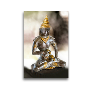 Premium Textil-Leinwand 30 x 45 cm Hoch-Format Vajrasattva, der Buddha des Wissens und der Weisheit | Wandbild, HD-Bild auf Keilrahmen, Fertigbild auf hochwertigem Vlies, Leinwanddruck von Bernd Maertens