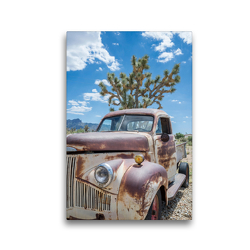 Premium Textil-Leinwand 30 x 45 cm Hoch-Format Vintage Pick up Oldtimer in Amerika | Wandbild, HD-Bild auf Keilrahmen, Fertigbild auf hochwertigem Vlies, Leinwanddruck von Joern Dudek