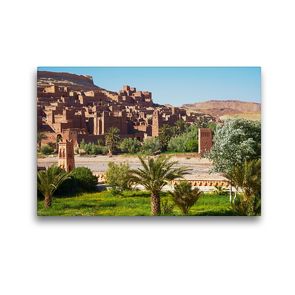 Premium Textil-Leinwand 45 x 30 cm Quer-Format Ait Benhaddou -Marokko | Wandbild, HD-Bild auf Keilrahmen, Fertigbild auf hochwertigem Vlies, Leinwanddruck von Martin Rauchenwald