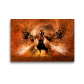Premium Textil-Leinwand 45 x 30 cm Quer-Format Aprilphönix | Wandbild, HD-Bild auf Keilrahmen, Fertigbild auf hochwertigem Vlies, Leinwanddruck von Garrulus glandarius
