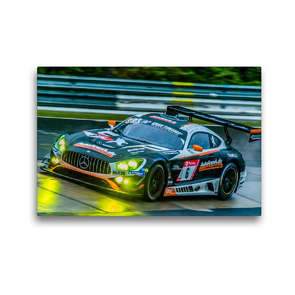 Premium Textil-Leinwand 450 x 300 cm Quer-Format Autoarena AMG GT3 | Wandbild, HD-Bild auf Keilrahmen, Fertigbild auf hochwertigem Vlies, Leinwanddruck von Dirk Stegemann © Phoenix Photodesign