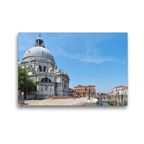 Premium Textil-Leinwand 45 x 30 cm Quer-Format Berühmte Kirche Santa Maria Della Saltue in Venedig, Italien | Wandbild, HD-Bild auf Keilrahmen, Fertigbild auf hochwertigem Vlies, Leinwanddruck von Marion Meyer © Stimmungsbilder1