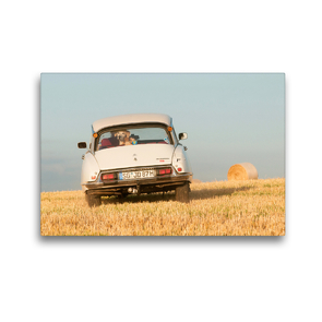 Premium Textil-Leinwand 45 x 30 cm Quer-Format Bezaubernder Oldtimer Citroën DS | Wandbild, HD-Bild auf Keilrahmen, Fertigbild auf hochwertigem Vlies, Leinwanddruck von Meike Bölts