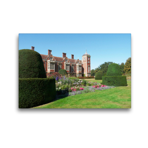 Premium Textil-Leinwand 45 x 30 cm Quer-Format Blickling Hall and Gardens, Norfolk, England | Wandbild, HD-Bild auf Keilrahmen, Fertigbild auf hochwertigem Vlies, Leinwanddruck von Gisela Kruse