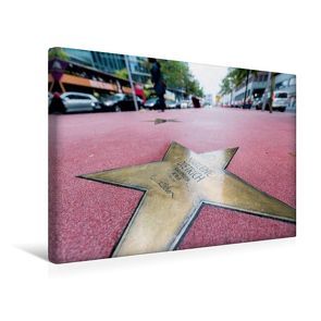 Premium Textil-Leinwand 45 x 30 cm Quer-Format Boulevard der Stars | Wandbild, HD-Bild auf Keilrahmen, Fertigbild auf hochwertigem Vlies, Leinwanddruck von Ingo Gerlach von Gerlach,  Ingo