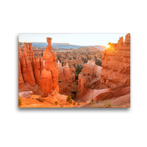 Premium Textil-Leinwand 45 x 30 cm Quer-Format Bryce Canyon National Park, Utah, USA | Wandbild, HD-Bild auf Keilrahmen, Fertigbild auf hochwertigem Vlies, Leinwanddruck von Christian Heeb