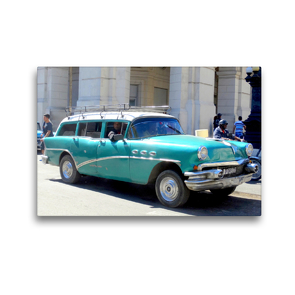 Premium Textil-Leinwand 45 x 30 cm Quer-Format Buick Estate Wagon in Havanna | Wandbild, HD-Bild auf Keilrahmen, Fertigbild auf hochwertigem Vlies, Leinwanddruck von Henning von Löwis of Menar