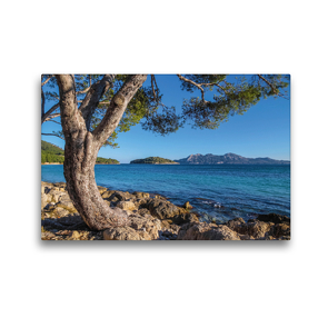 Premium Textil-Leinwand 45 x 30 cm Quer-Format Cala Pi de la Posada am Cap Formentor auf Mallorca | Wandbild, HD-Bild auf Keilrahmen, Fertigbild auf hochwertigem Vlies, Leinwanddruck von Christian Müringer