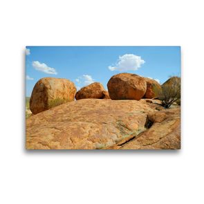 Premium Textil-Leinwand 45 x 30 cm Quer-Format Devil Marbles | Wandbild, HD-Bild auf Keilrahmen, Fertigbild auf hochwertigem Vlies, Leinwanddruck von Andrea Pons