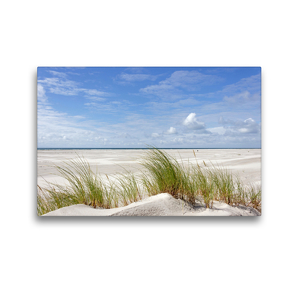Premium Textil-Leinwand 45 x 30 cm Quer-Format Dünen und Kniepsand, Insel Amrum | Wandbild, HD-Bild auf Keilrahmen, Fertigbild auf hochwertigem Vlies, Leinwanddruck von N N