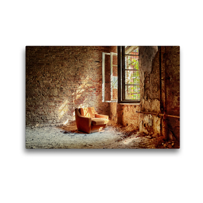 Premium Textil-Leinwand 45 x 30 cm Quer-Format Ein Motiv aus dem Lost Places Kalender – Daylight | Wandbild, HD-Bild auf Keilrahmen, Fertigbild auf hochwertigem Vlies, Leinwanddruck von N N