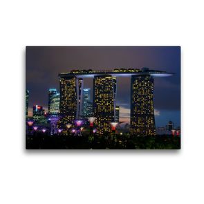 Premium Textil-Leinwand 45 x 30 cm Quer-Format Gardens by the Bay | Wandbild, HD-Bild auf Keilrahmen, Fertigbild auf hochwertigem Vlies, Leinwanddruck von Ralf Wittstock