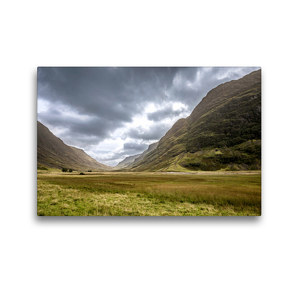 Premium Textil-Leinwand 45 x 30 cm Quer-Format Glen Coe | Wandbild, HD-Bild auf Keilrahmen, Fertigbild auf hochwertigem Vlies, Leinwanddruck von Akrema-Photography