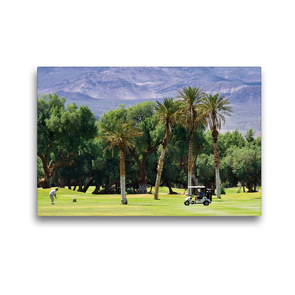 Premium Textil-Leinwand 45 x 30 cm Quer-Format Golfen im Death Valley | Wandbild, HD-Bild auf Keilrahmen, Fertigbild auf hochwertigem Vlies, Leinwanddruck von Dieter-M. Wilczek