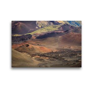 Premium Textil-Leinwand 45 x 30 cm Quer-Format Haleakala – Der größte Vulkankrater der Welt | Wandbild, HD-Bild auf Keilrahmen, Fertigbild auf hochwertigem Vlies, Leinwanddruck von Florian Krauss