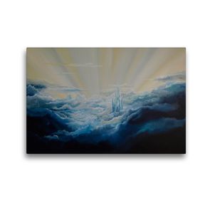 Premium Textil-Leinwand 45 x 30 cm Quer-Format Hoch oben in den Wolken | Wandbild, HD-Bild auf Keilrahmen, Fertigbild auf hochwertigem Vlies, Leinwanddruck von Conny Krakowski