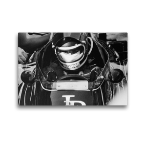 Premium Textil-Leinwand 45 x 30 cm Quer-Format Jackie Ickx 1. August 1974 Nürburgring | Wandbild, HD-Bild auf Keilrahmen, Fertigbild auf hochwertigem Vlies, Leinwanddruck von Eike Winter