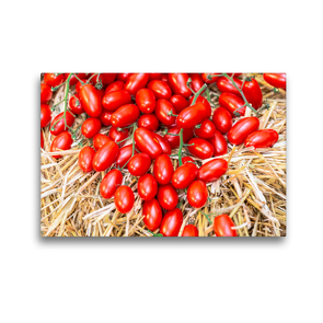 Premium Textil-Leinwand 45 x 30 cm Quer-Format Kirschtomaten | Wandbild, HD-Bild auf Keilrahmen, Fertigbild auf hochwertigem Vlies, Leinwanddruck von Dieter Meyer