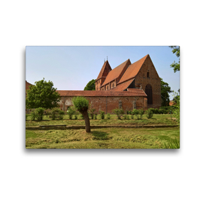 Premium Textil-Leinwand 45 x 30 cm Quer-Format Kloster Rehna | Wandbild, HD-Bild auf Keilrahmen, Fertigbild auf hochwertigem Vlies, Leinwanddruck von Markus Rein