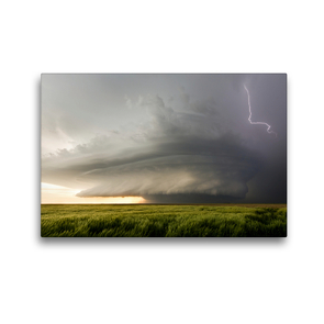 Premium Textil-Leinwand 45 x 30 cm Quer-Format Leoti Supercell | Wandbild, HD-Bild auf Keilrahmen, Fertigbild auf hochwertigem Vlies, Leinwanddruck von N N