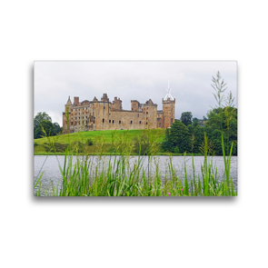 Premium Textil-Leinwand 45 x 30 cm Quer-Format Linlithgow Palace | Wandbild, HD-Bild auf Keilrahmen, Fertigbild auf hochwertigem Vlies, Leinwanddruck von Babett Paul – Babett’s Bildergalerie