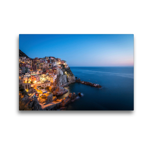 Premium Textil-Leinwand 45 x 30 cm Quer-Format Manarola | Wandbild, HD-Bild auf Keilrahmen, Fertigbild auf hochwertigem Vlies, Leinwanddruck von Christoph Schaarschmidt