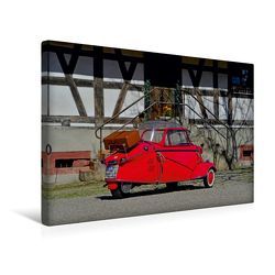 Premium Textil-Leinwand 45 x 30 cm Quer-Format Messerschmitt KR 200 Kabinenroller | Wandbild, HD-Bild auf Keilrahmen, Fertigbild auf hochwertigem Vlies, Leinwanddruck von Ingo Laue von Laue,  Ingo