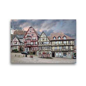 Premium Textil-Leinwand 45 x 30 cm Quer-Format Miltenberg am Main eine Stadt die man gesehen haben muss | Wandbild, HD-Bild auf Keilrahmen, Fertigbild auf hochwertigem Vlies, Leinwanddruck von Rufotos