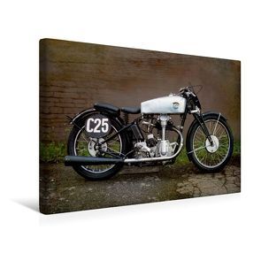 Premium Textil-Leinwand 45 x 30 cm Quer-Format Motorrad Oldtimer | Wandbild, HD-Bild auf Keilrahmen, Fertigbild auf hochwertigem Vlies, Leinwanddruck von Gabi Siebenhühner von Siebenhühner,  Gabi