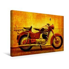 Premium Textil-Leinwand 45 x 30 cm Quer-Format Motorrad Oldtimer | Wandbild, HD-Bild auf Keilrahmen, Fertigbild auf hochwertigem Vlies, Leinwanddruck von Gabi Siebenhühner von Siebenhühner,  Gabi