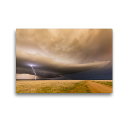 Premium Textil-Leinwand 45 x 30 cm Quer-Format New Mexico High Plains Storm | Wandbild, HD-Bild auf Keilrahmen, Fertigbild auf hochwertigem Vlies, Leinwanddruck von N N