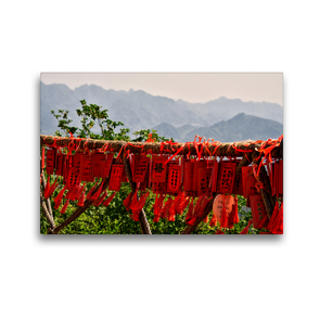 Premium Textil-Leinwand 45 x 30 cm Quer-Format Pan Long Shan Berge | Wandbild, HD-Bild auf Keilrahmen, Fertigbild auf hochwertigem Vlies, Leinwanddruck von Andreas Schön