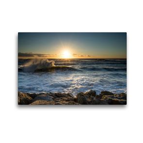 Premium Textil-Leinwand 45 x 30 cm Quer-Format Punakaiki Sunset, Paparoa N.P. | Wandbild, HD-Bild auf Keilrahmen, Fertigbild auf hochwertigem Vlies, Leinwanddruck von Katja Jentschura