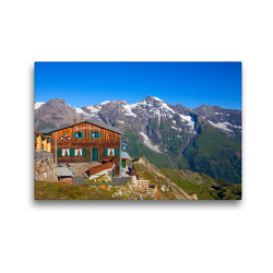 Premium Textil-Leinwand 45 x 30 cm Quer-Format Rund um den Großglockner | Wandbild, HD-Bild auf Keilrahmen, Fertigbild auf hochwertigem Vlies, Leinwanddruck von Christa Kramer