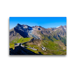 Premium Textil-Leinwand 45 x 30 cm Quer-Format Rund um den Großglockner | Wandbild, HD-Bild auf Keilrahmen, Fertigbild auf hochwertigem Vlies, Leinwanddruck von Christa Kramer