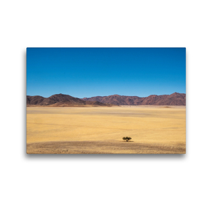 Premium Textil-Leinwand 45 x 30 cm Quer-Format Savanne vor den Tiras-Bergen in Namibia | Wandbild, HD-Bild auf Keilrahmen, Fertigbild auf hochwertigem Vlies, Leinwanddruck von Hans Seidl