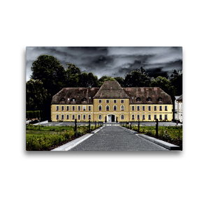 Premium Textil-Leinwand 45 x 30 cm Quer-Format Schloss Alexandersbad im Fichtelgebirge in Oberfranken | Wandbild, HD-Bild auf Keilrahmen, Fertigbild auf hochwertigem Vlies, Leinwanddruck von Flori0