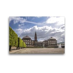 Premium Textil-Leinwand 45 x 30 cm Quer-Format Schloss Christiansborg | Wandbild, HD-Bild auf Keilrahmen, Fertigbild auf hochwertigem Vlies, Leinwanddruck von Christian Müringer